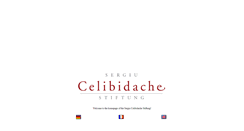 Desktop Screenshot of celibidache.net